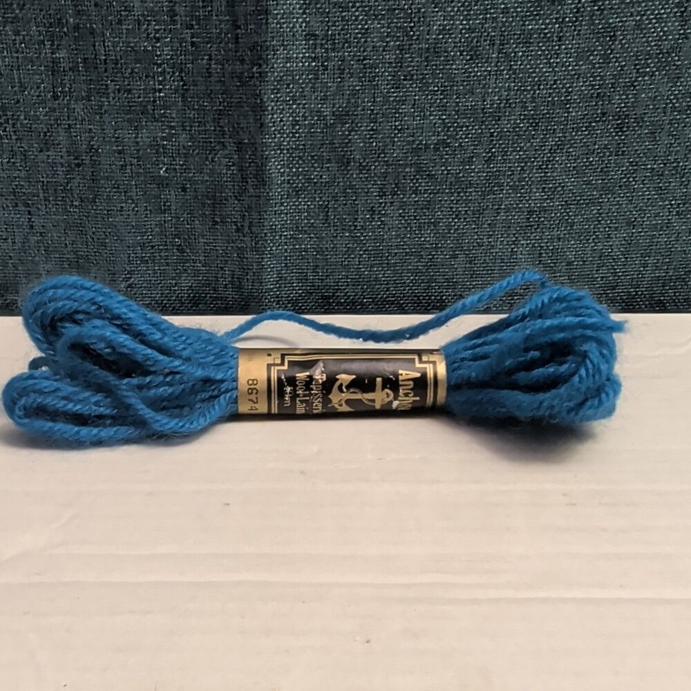 Anchor Tapisserie 100% Pure Wool Yarn 5 Skeins 10M Vintage Destash Misc Colors - Picture 2 of 16